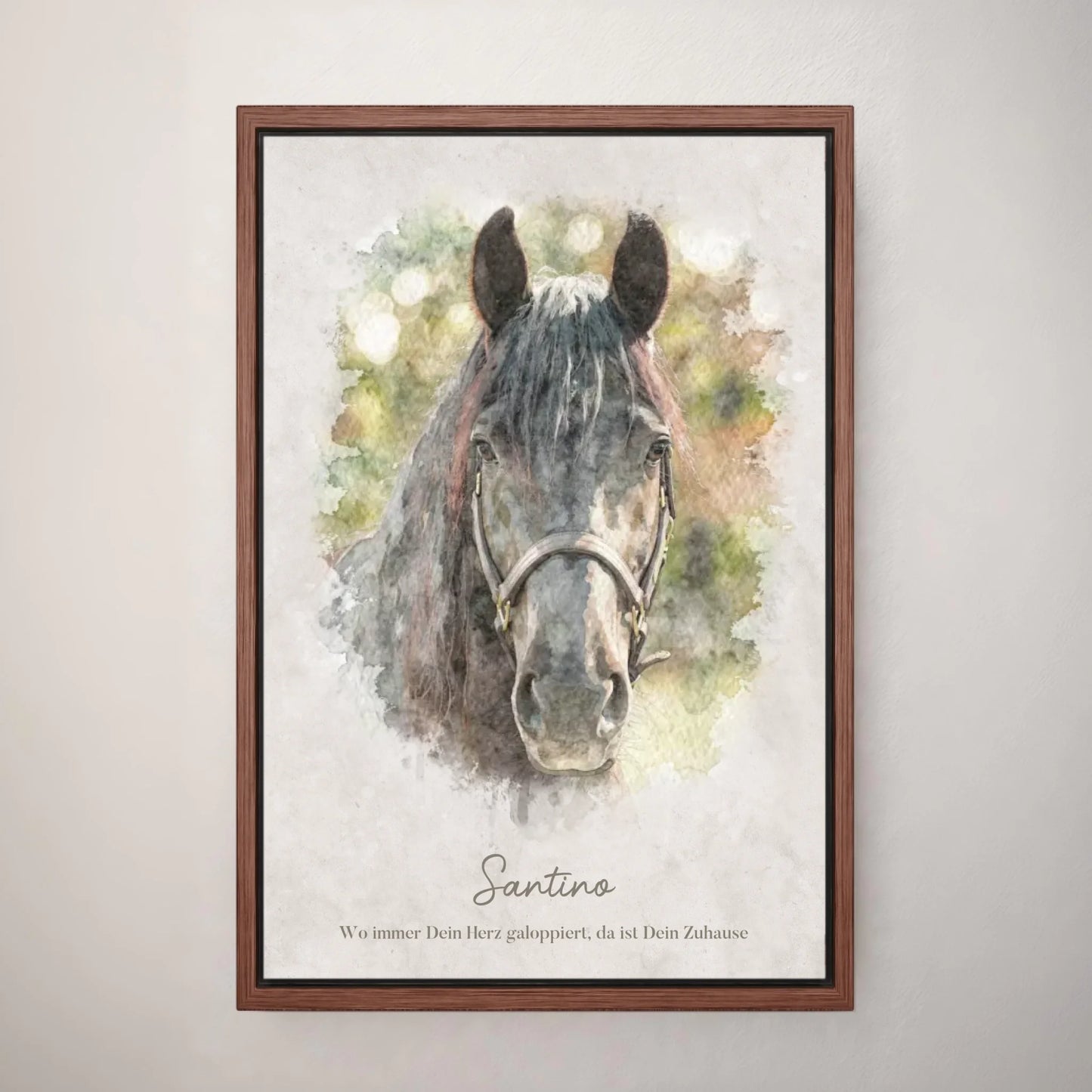 Personalized canvas - Your horse as a work of art