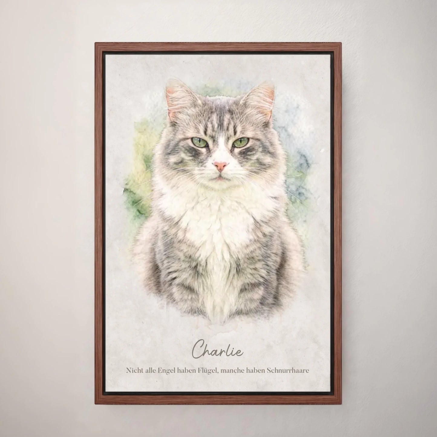 Personalized canvas - Your cat as a work of art