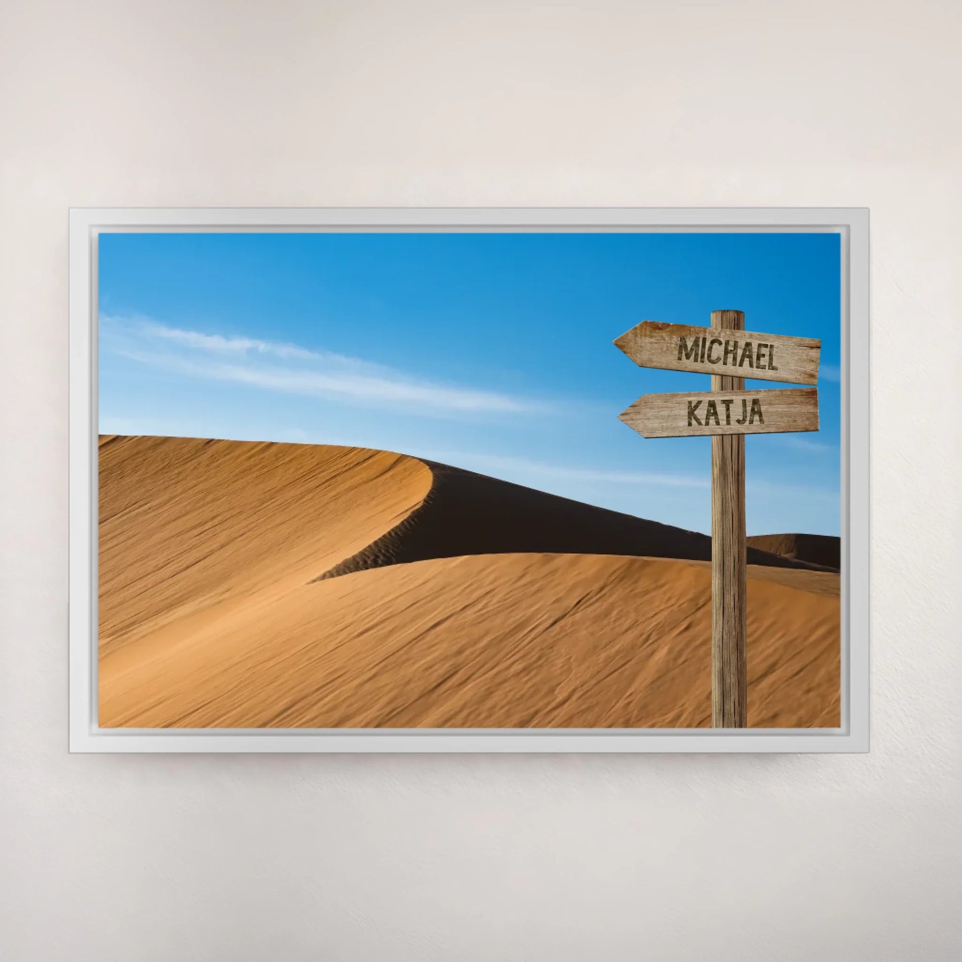 Personalisierte Leinwand "Wüste" - Vechteshop