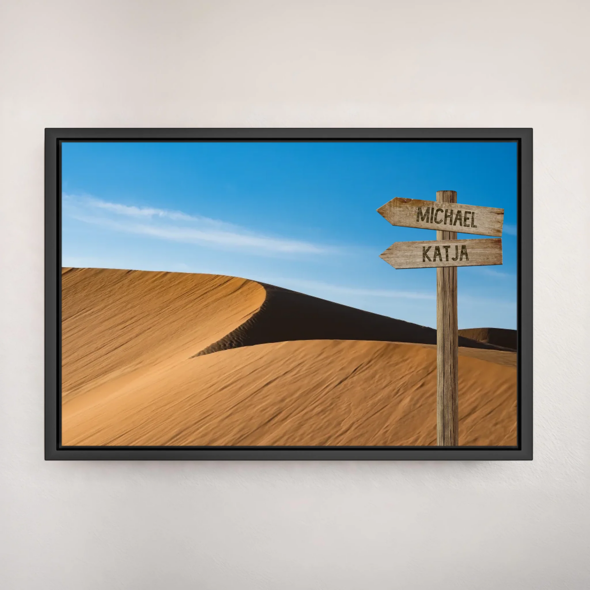 Personalisierte Leinwand "Wüste" - Vechteshop