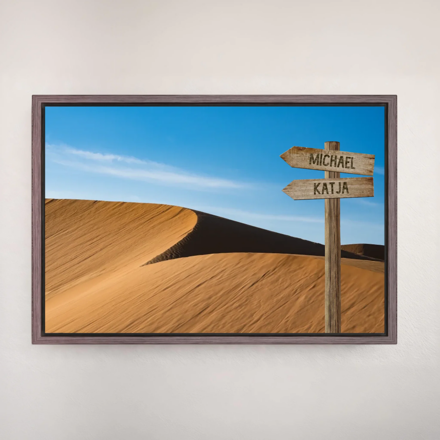 Personalisierte Leinwand "Wüste" - Vechteshop