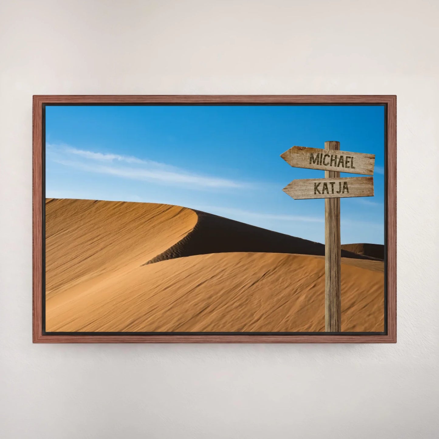 Personalisierte Leinwand "Wüste" - Vechteshop