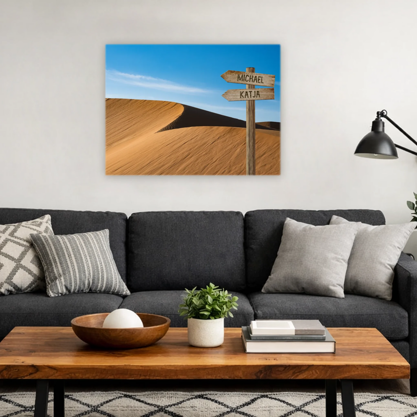 Personalisierte Leinwand "Wüste" - Vechteshop