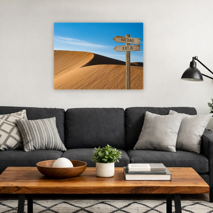 Personalisierte Leinwand "Wüste" - Vechteshop