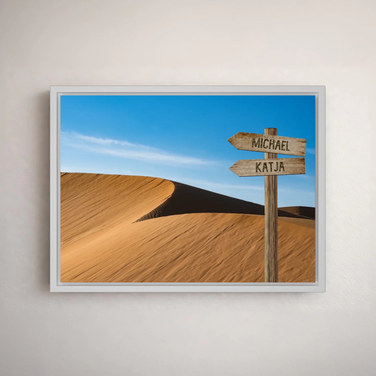Personalisierte Leinwand "Wüste" - Vechteshop