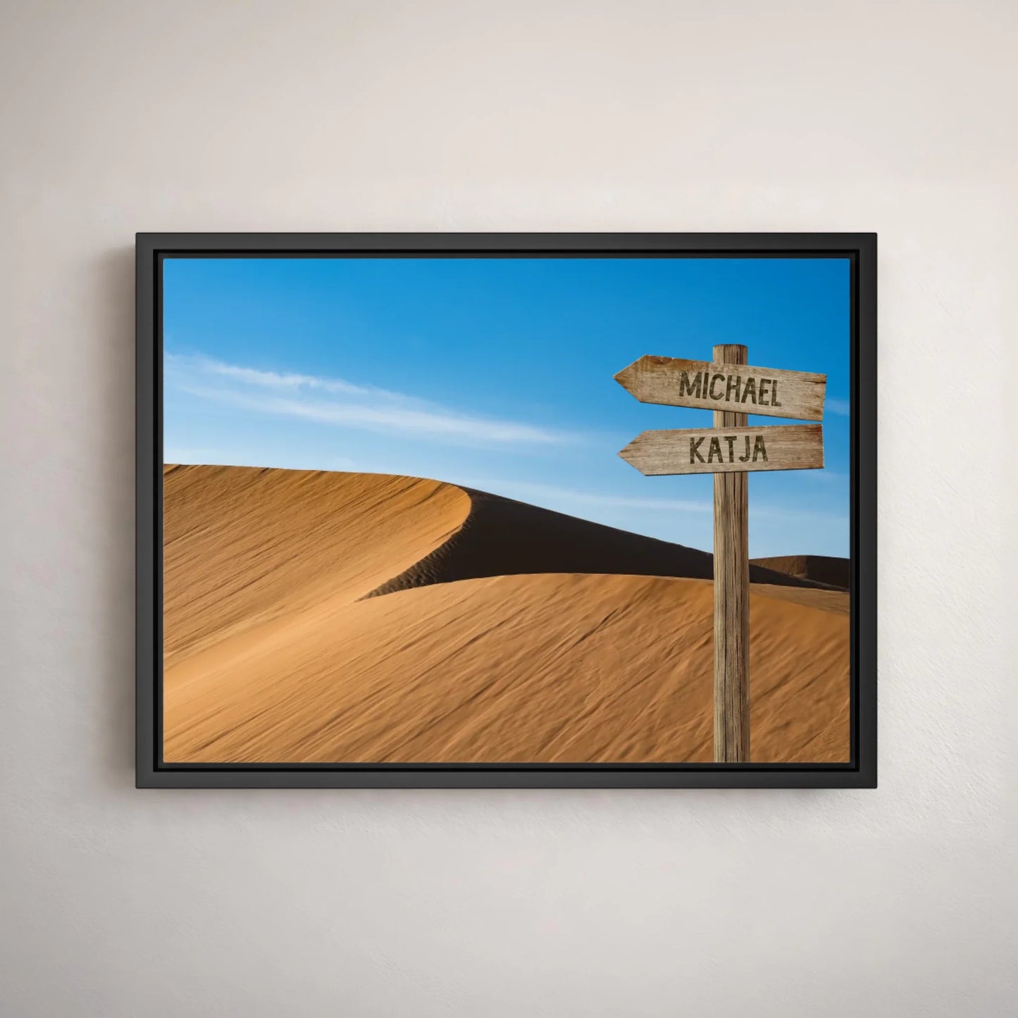 Personalisierte Leinwand "Wüste" - Vechteshop