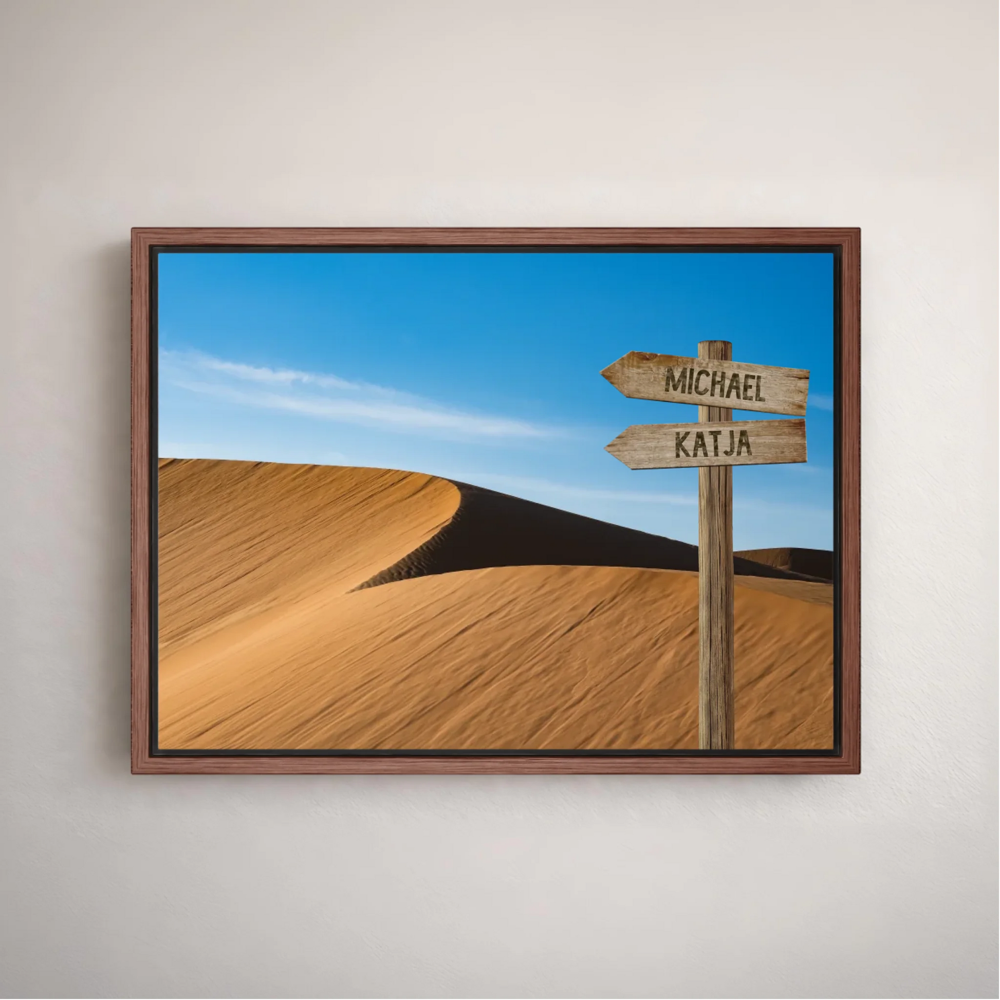 Personalisierte Leinwand "Wüste" - Vechteshop