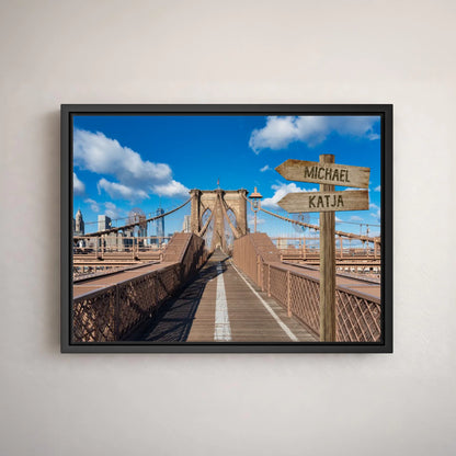 Personalized canvas "Big City"