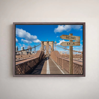 Personalized canvas "Big City"