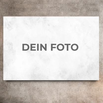 Hochwertiges Leinwandbild mit personalisiertem Foto, querformat, ideal für individuelle Wanddekorationen