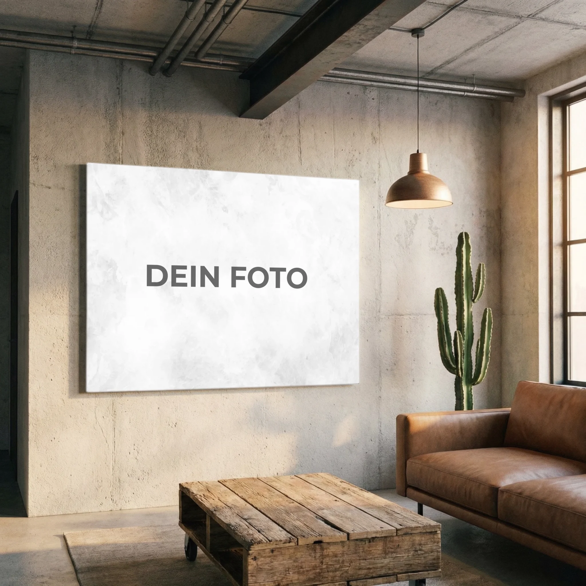 Hochwertiges Leinwandbild mit personalisiertem Foto, querformat, ideal für individuelle Wanddekorationen