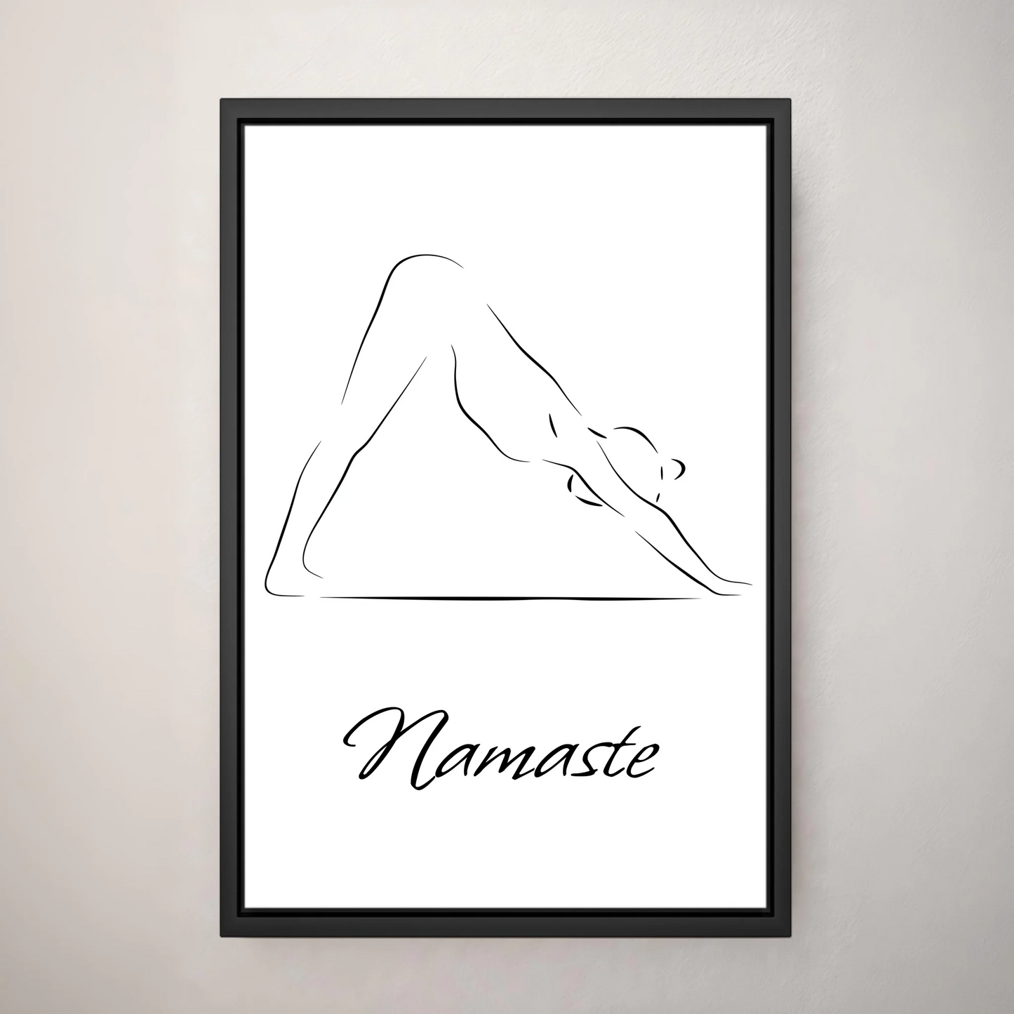 Deine Leinwand - Yogapose (Hochformat)