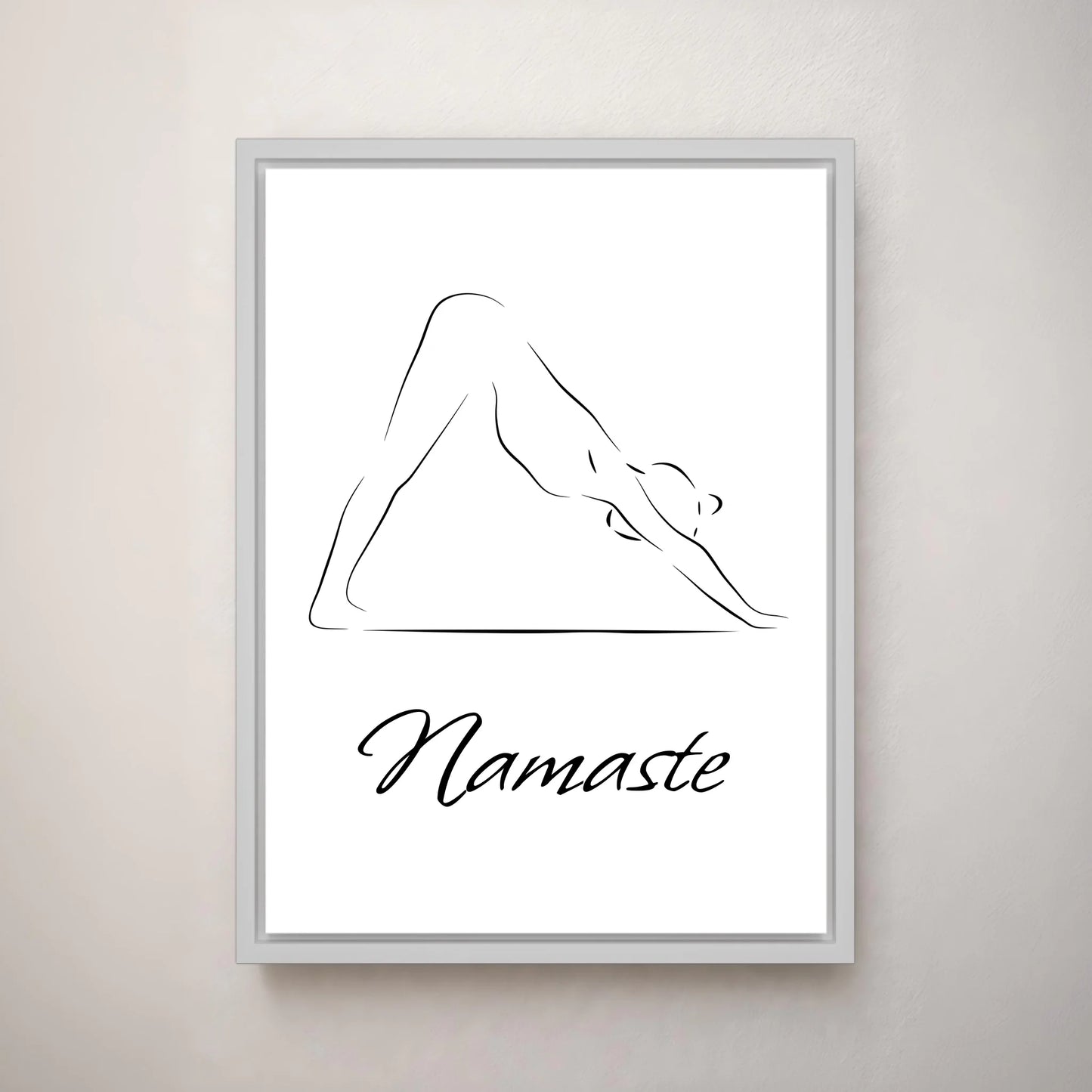 Deine Leinwand - Yogapose (Hochformat)