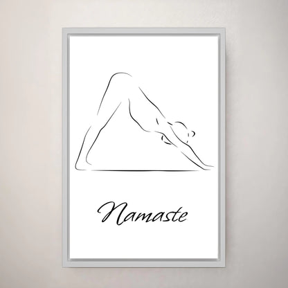 Deine Leinwand - Yogapose (Hochformat)