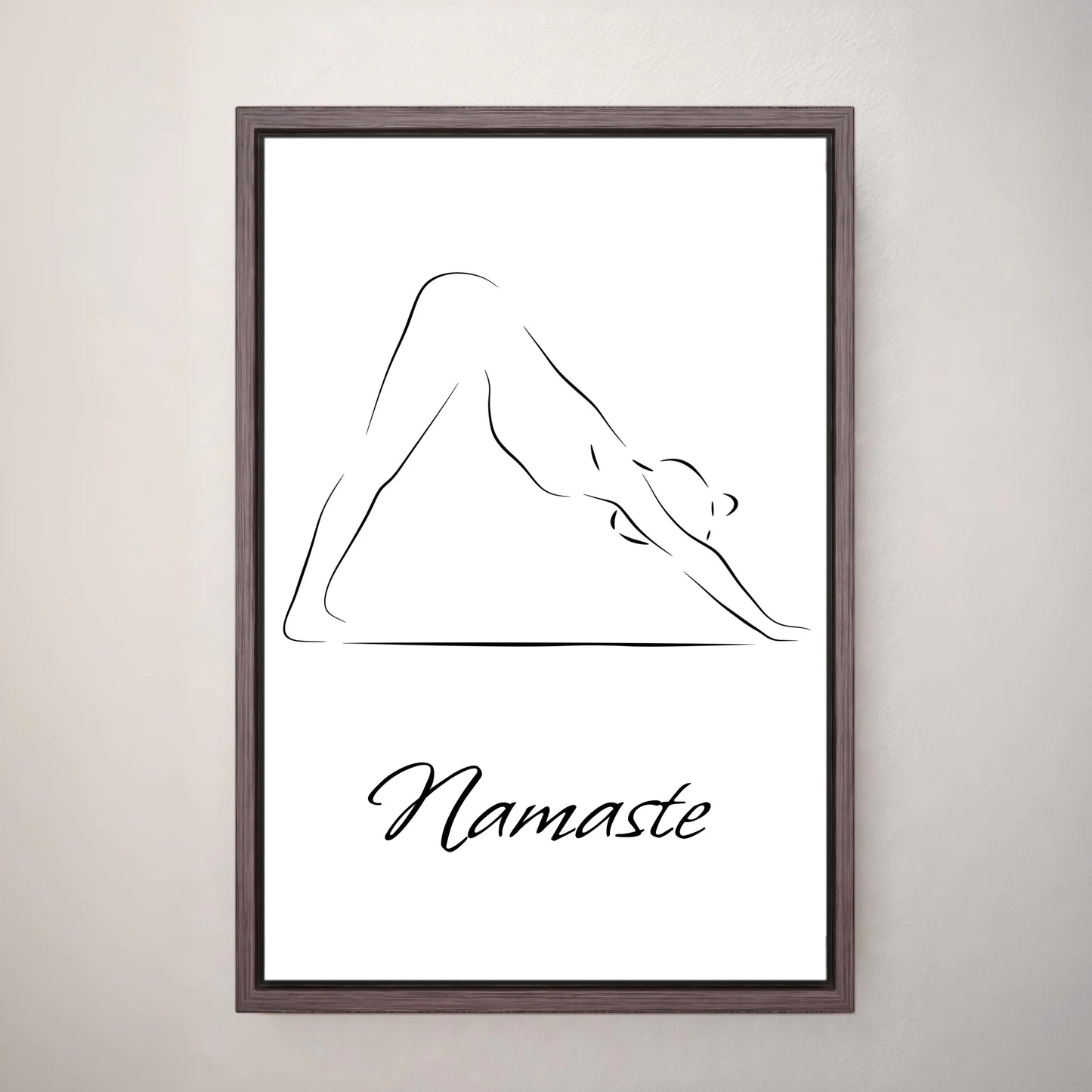 Deine Leinwand - Yogapose (Hochformat)