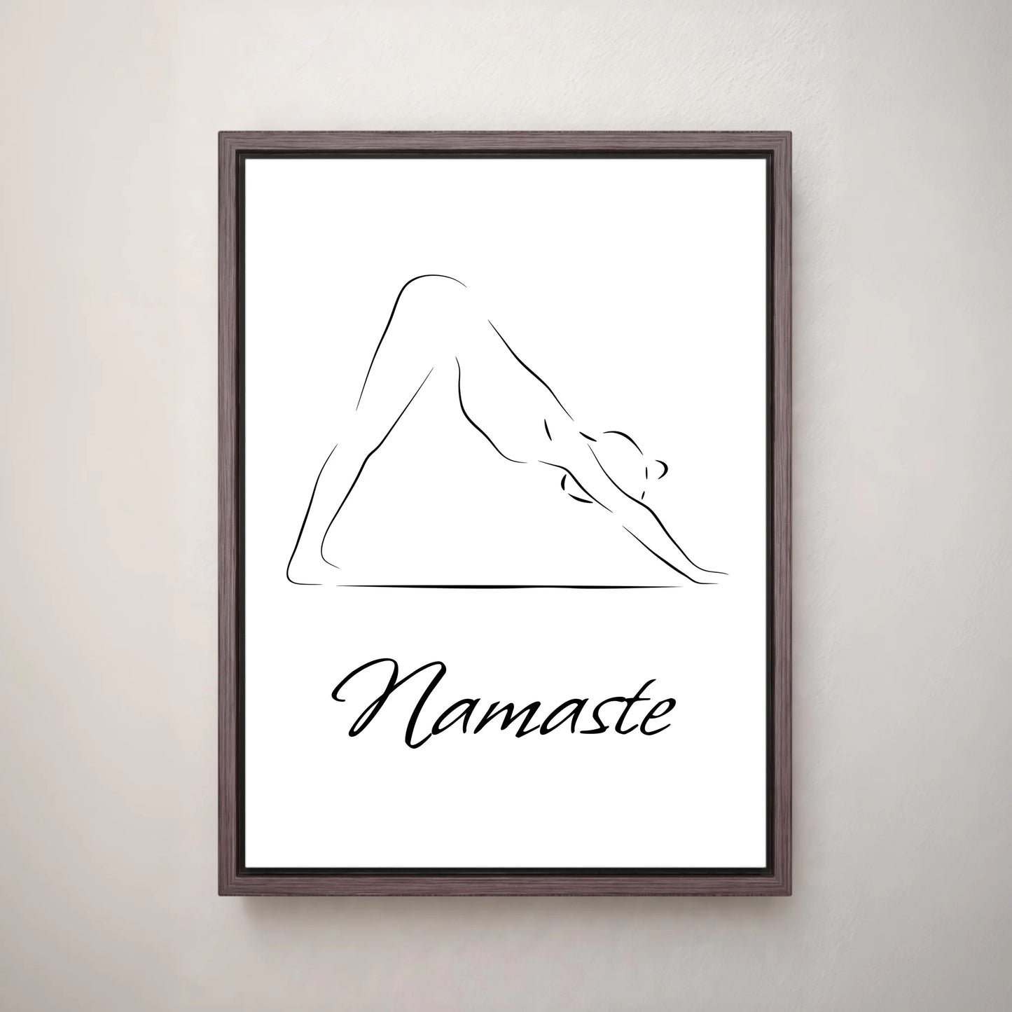Deine Leinwand - Yogapose (Hochformat)