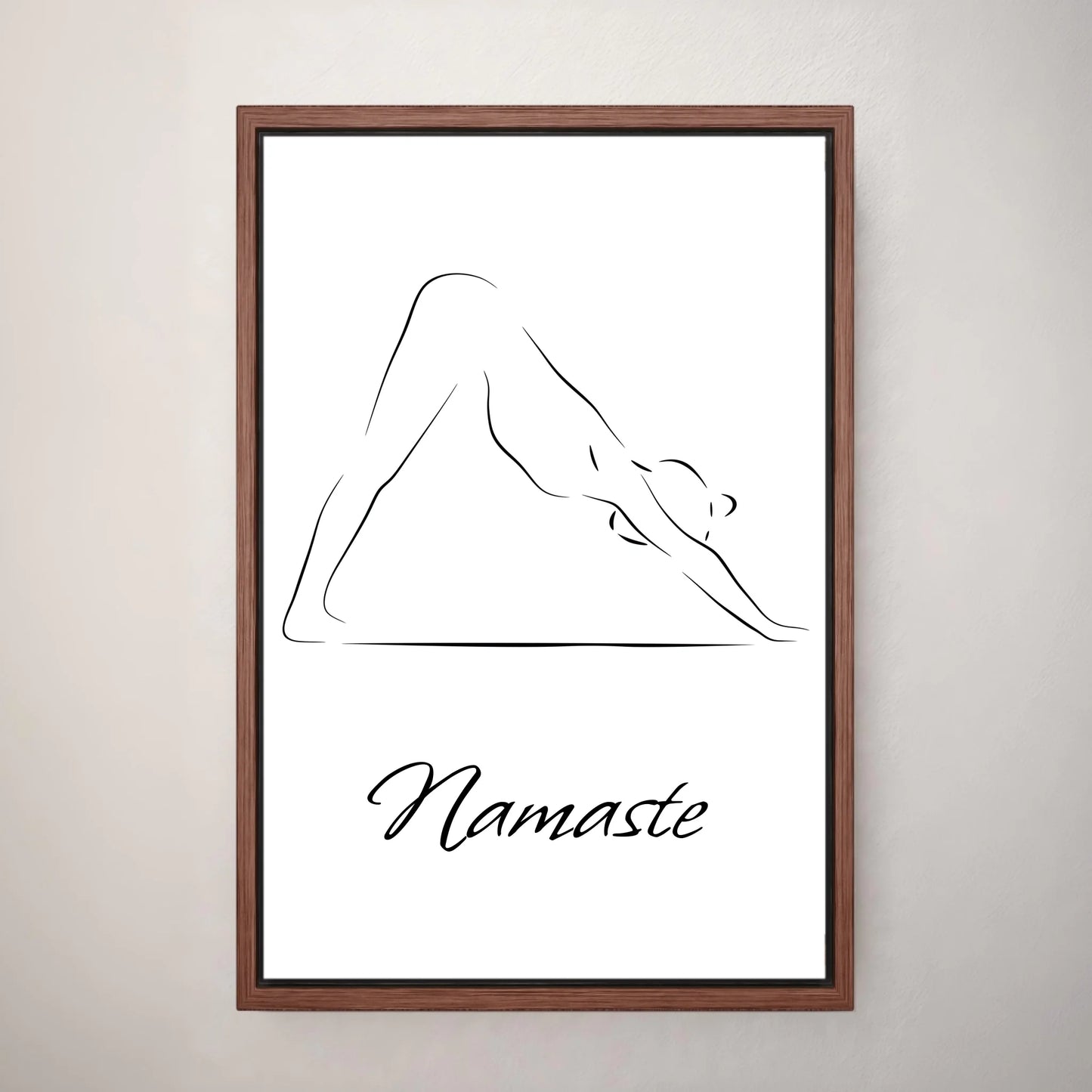 Deine Leinwand - Yogapose (Hochformat)