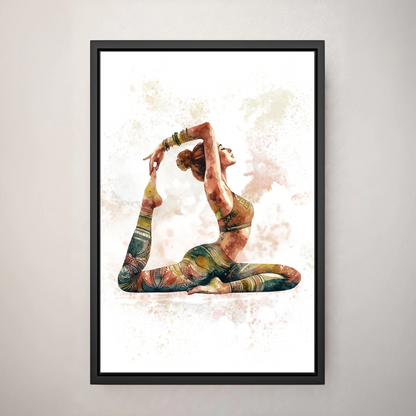 Deine Leinwand - Yoga Splash