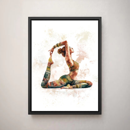 Deine Leinwand - Yoga Splash