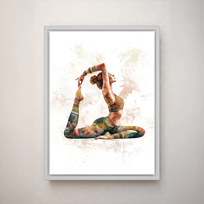 Deine Leinwand - Yoga Splash