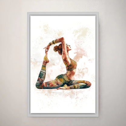 Deine Leinwand - Yoga Splash