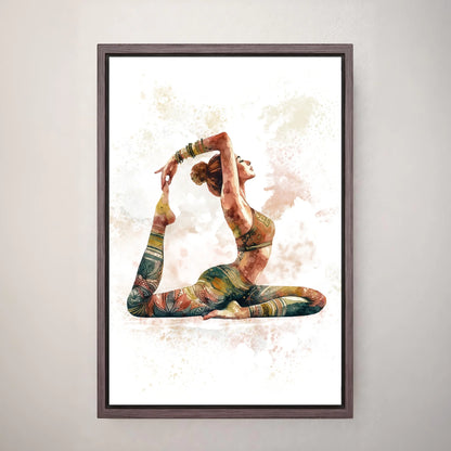 Deine Leinwand - Yoga Splash