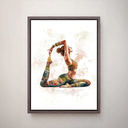 Deine Leinwand - Yoga Splash