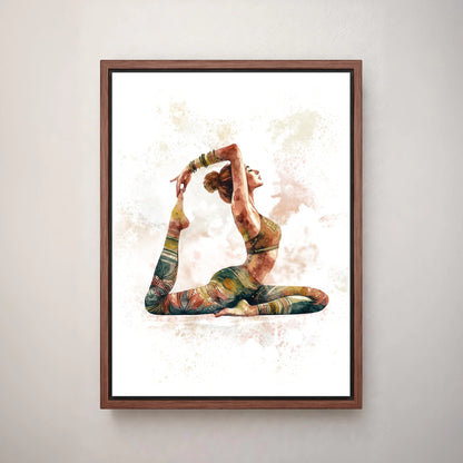 Deine Leinwand - Yoga Splash