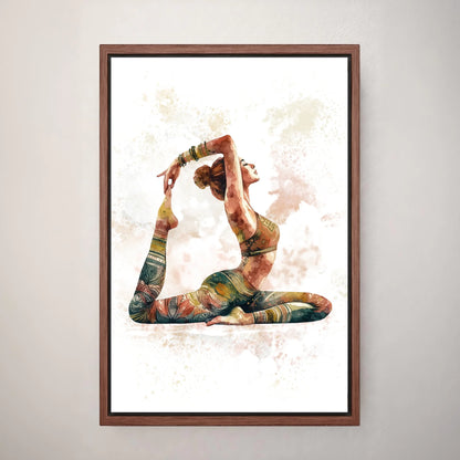 Deine Leinwand - Yoga Splash