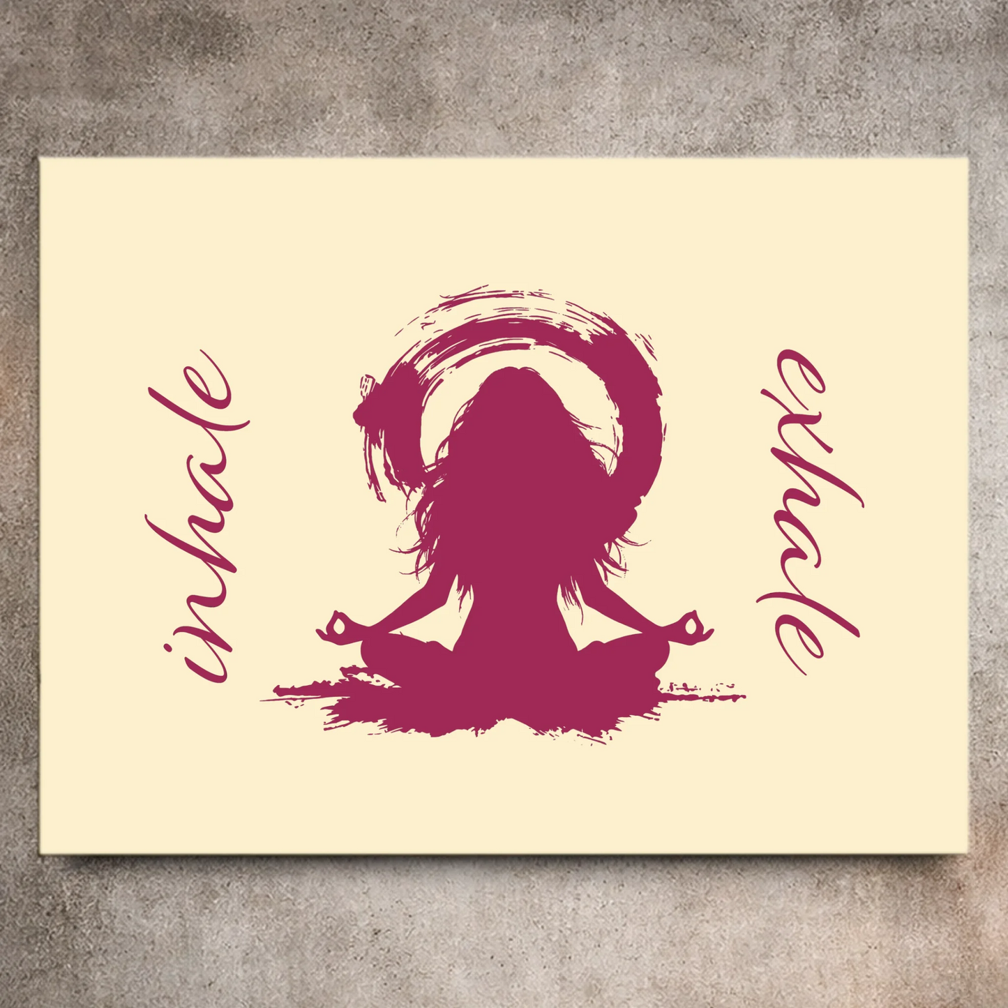 Yoga Leinwand Canvas