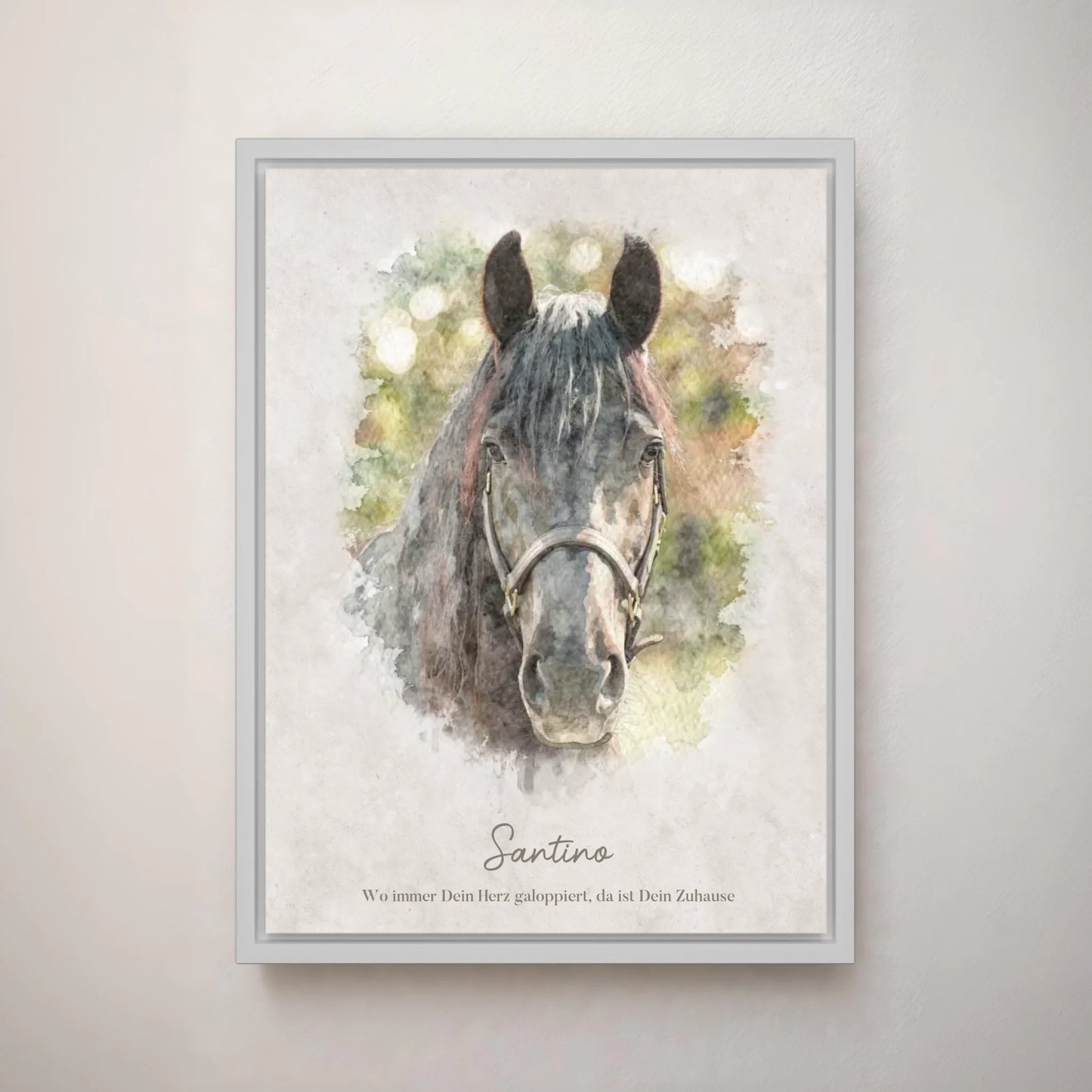 Personalized canvas - Your horse as a work of art