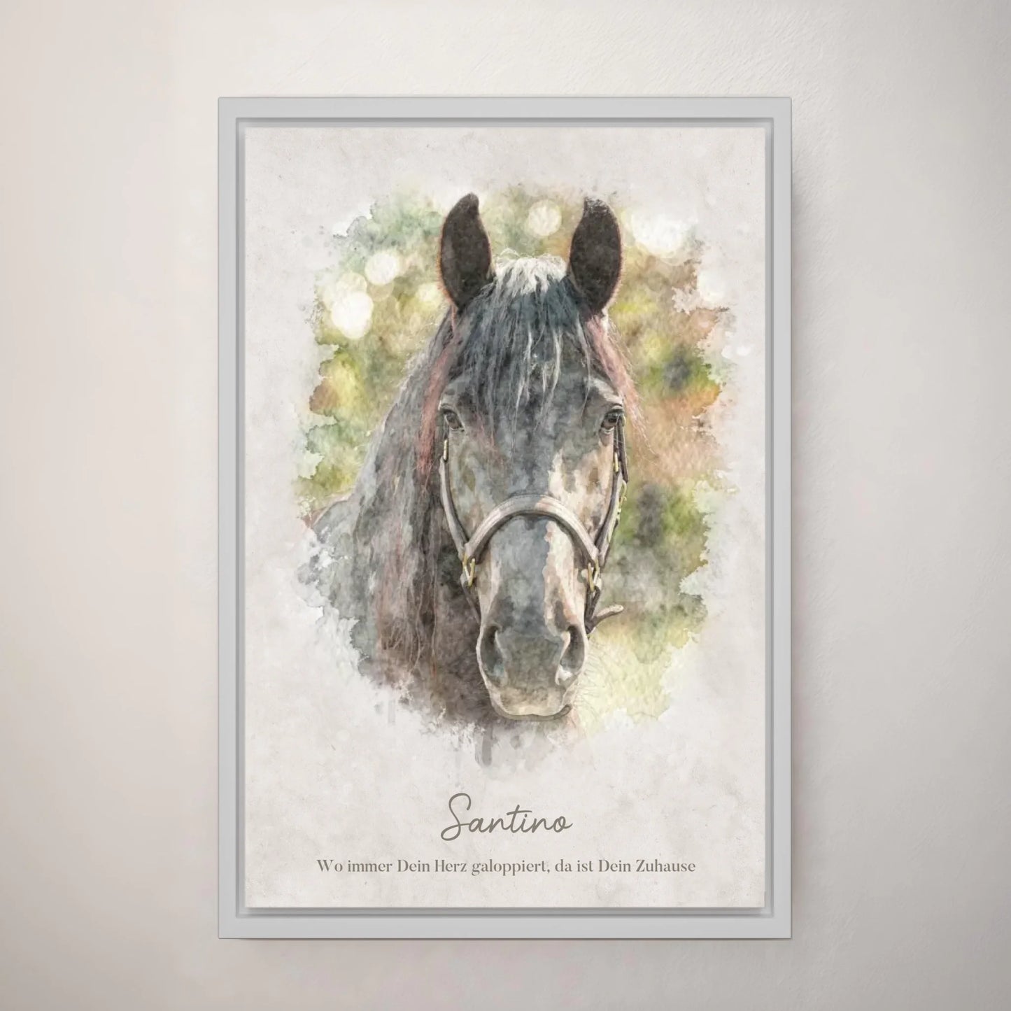 Personalized canvas - Your horse as a work of art