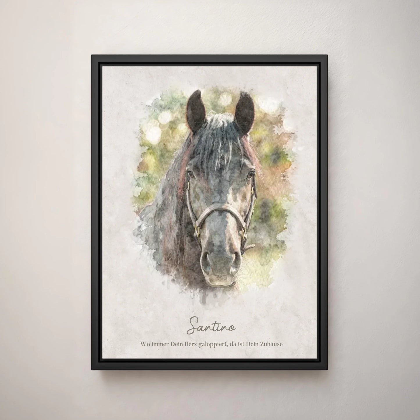 Personalized canvas - Your horse as a work of art