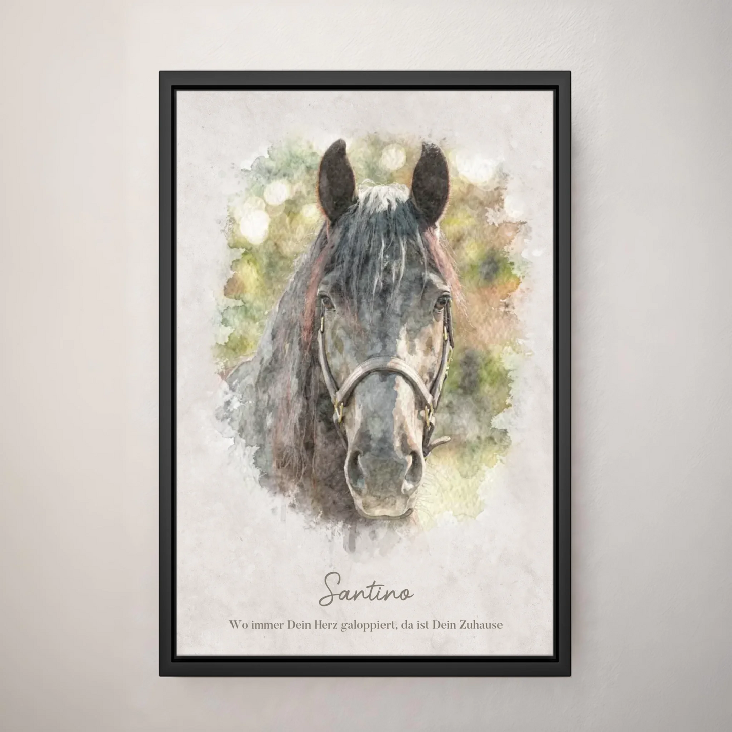 Personalized canvas - Your horse as a work of art