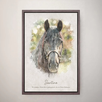 Personalized canvas - Your horse as a work of art