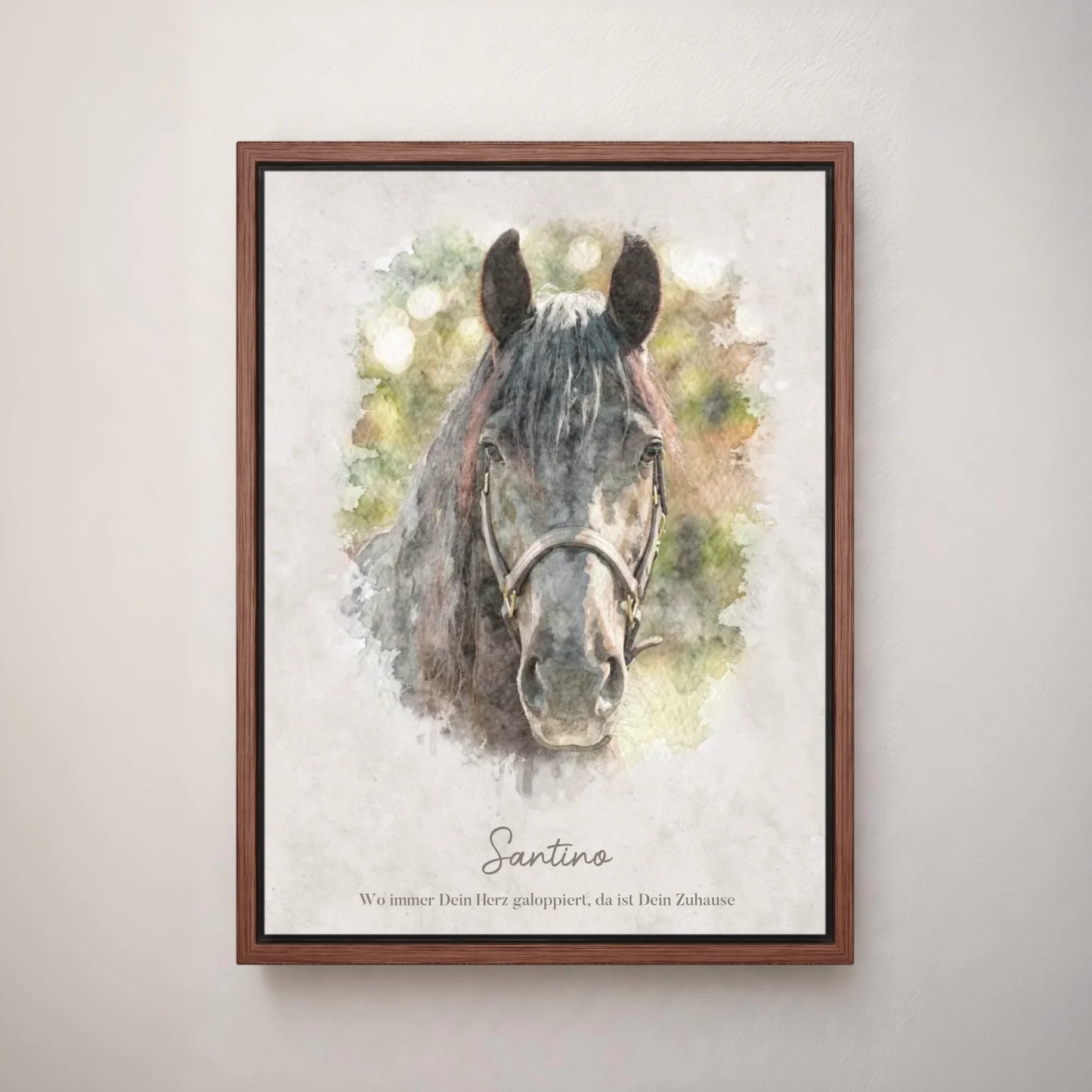 Personalized canvas - Your horse as a work of art