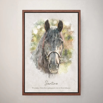 Personalized canvas - Your horse as a work of art