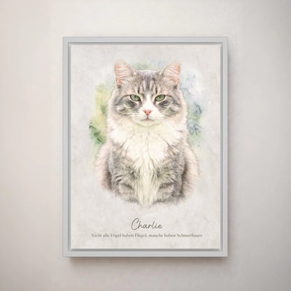 Personalized canvas - Your cat as a work of art