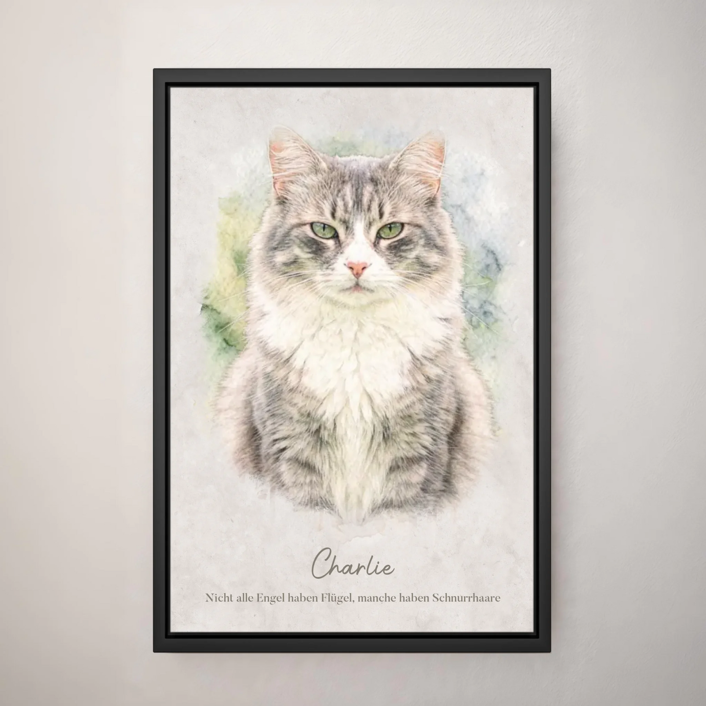 Personalized canvas - Your cat as a work of art