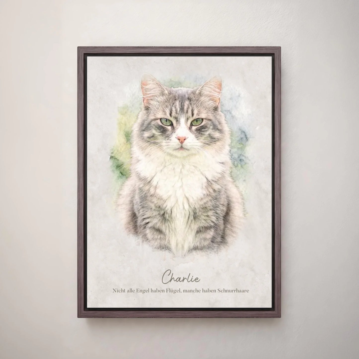 Personalized canvas - Your cat as a work of art