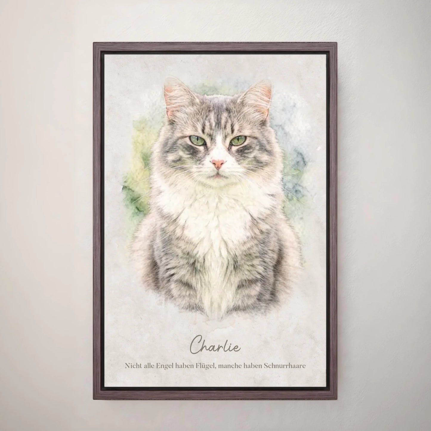 Personalized canvas - Your cat as a work of art
