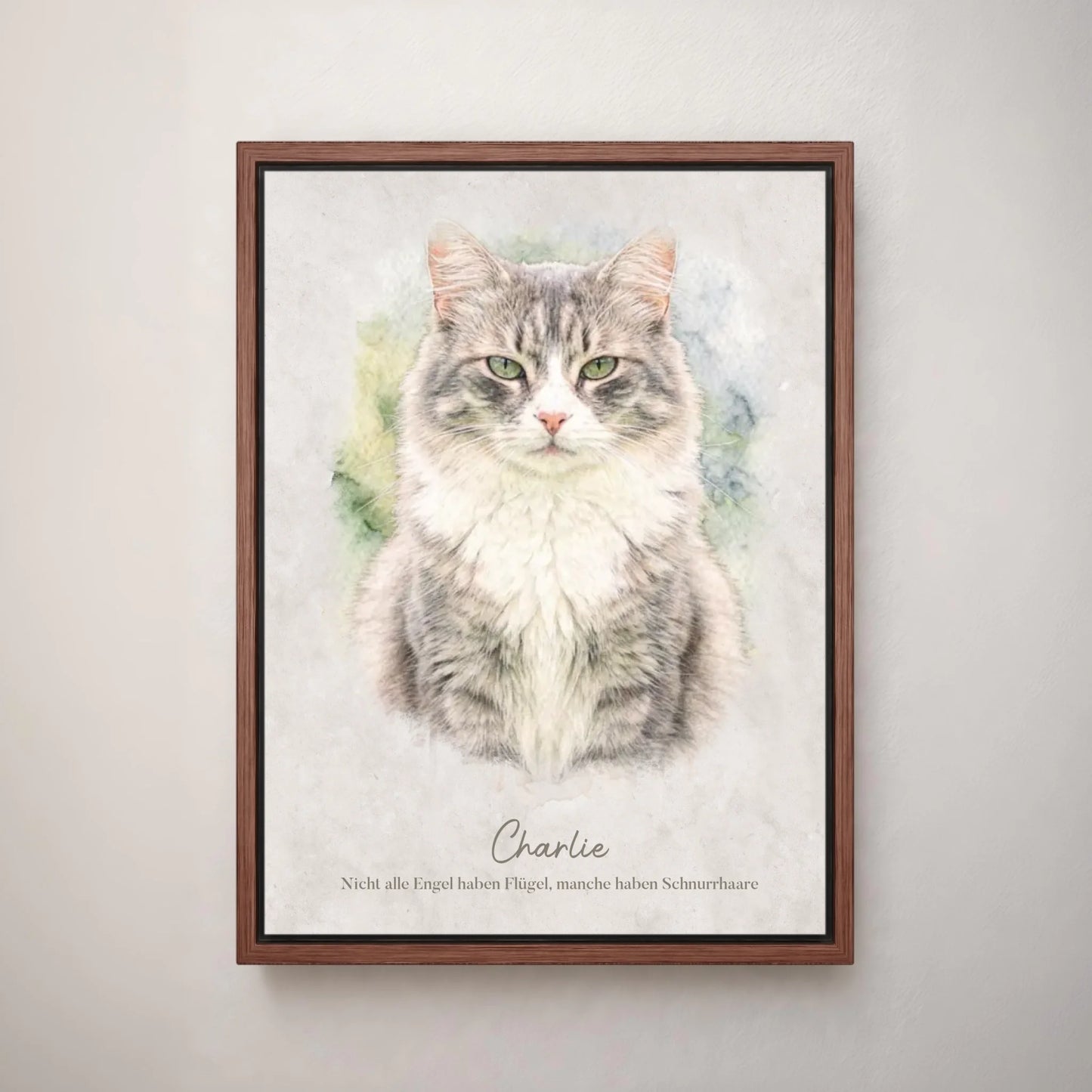 Personalized canvas - Your cat as a work of art