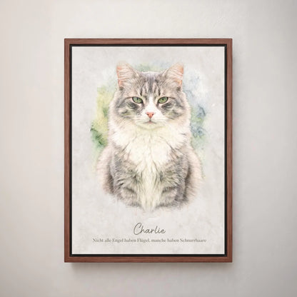 Personalized canvas - Your cat as a work of art