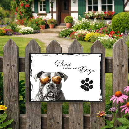 Hundeschild Lustig